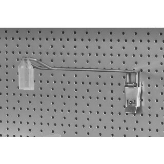 Lochwand-Doppelhaken 100 - 300 mm mit Klappverschluss