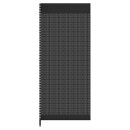 Wall shelf 300x100 cm (HxW), perforated sheet metal rear panel, anthracite